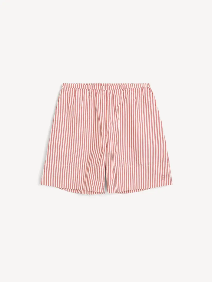 Shorts Women By Malene Birger Siona Shorts Red White Stripes Shorts Women By Malene Birger Siona Shorts Red White Stripes