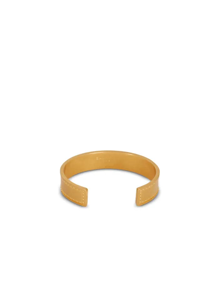 Signature Tubular Bracelet Gold MenWomen Balmain Fashion Jewelry
