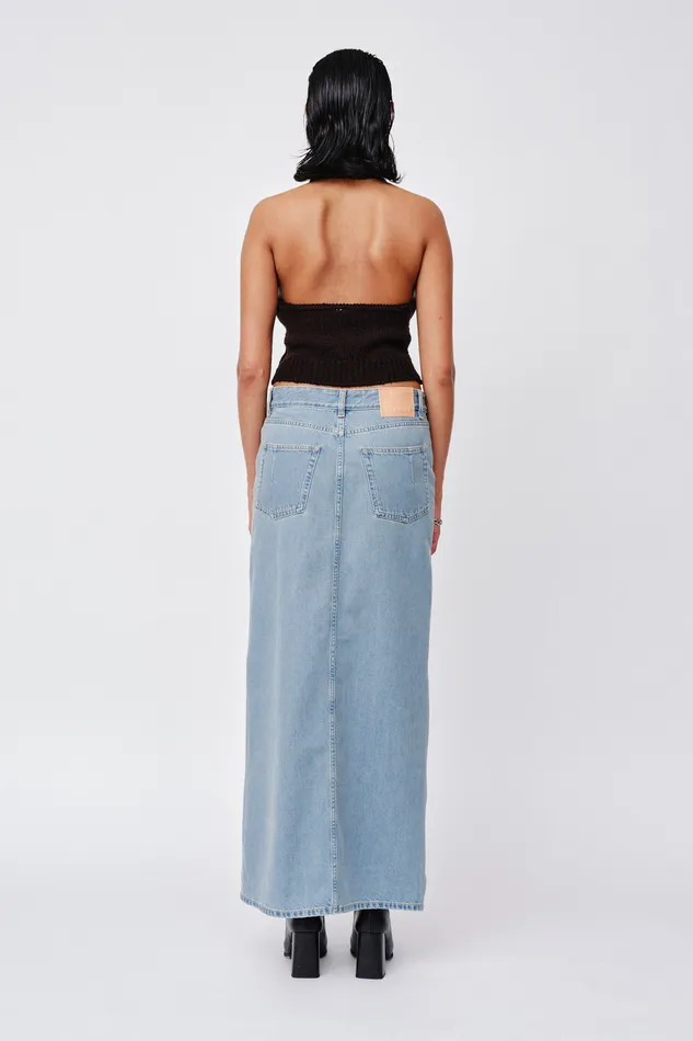 Skirts and Shorts Cynthia Deconstructed Blue 6 8211 Deconstructed blue wash Wonhundred Women