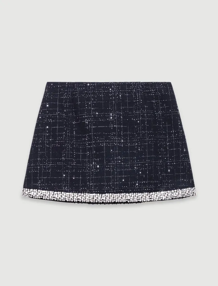 Skirts and Shorts Women Maje Sequinned Skort Black