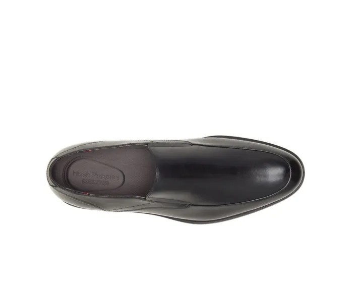 SlipOns Men Hush Puppies Turner Mt SlipOn Black Wp Leather SlipOns Men Hush Puppies Turner Mt SlipOn Black Wp Leather