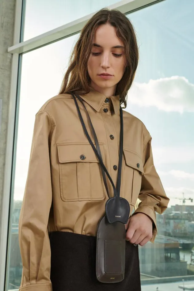 Small Leather Goods Women Soeur VESUVIO PURSE Coal
