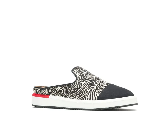 Sneakers Hush Puppies Women Sabine Mule Zebra Calf Hair