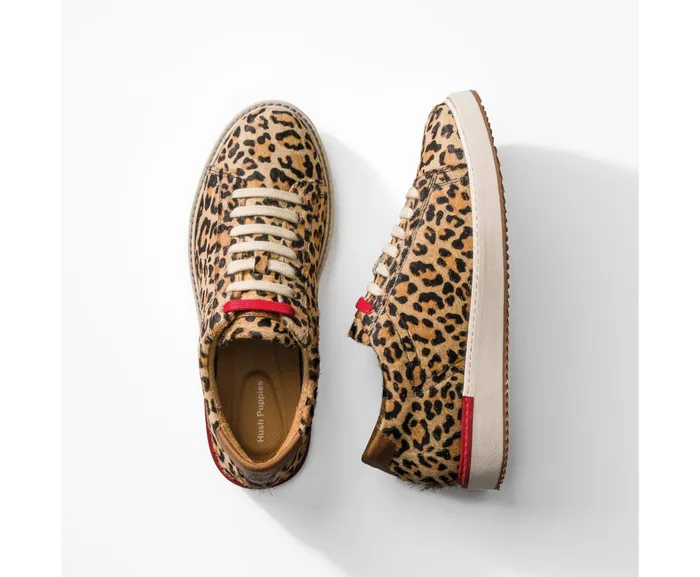 Sneakers Hush Puppies Women Sabine Sneaker Leopard Calf Hair Sneakers Hush Puppies Women Sabine Sneaker Leopard Calf Hair