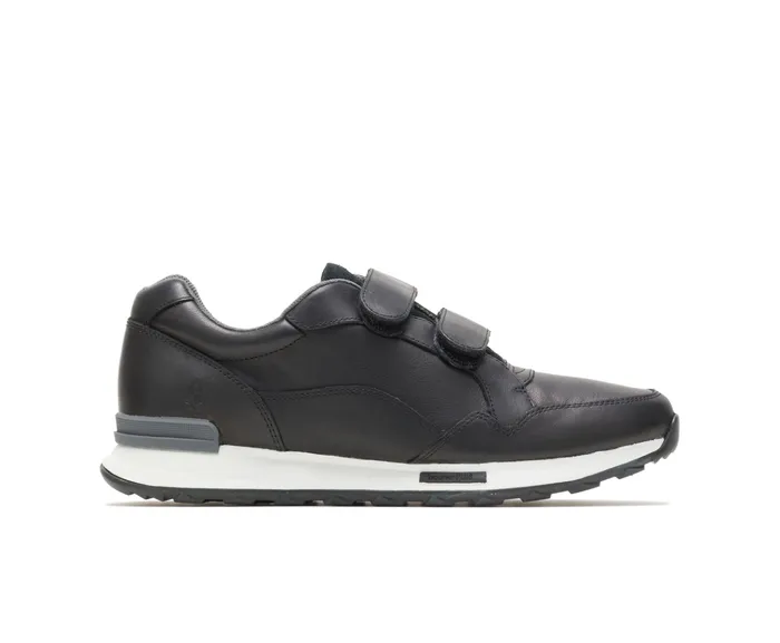 Sneakers Jenna 2Strap Jogger Black Leather Hush Puppies Women
