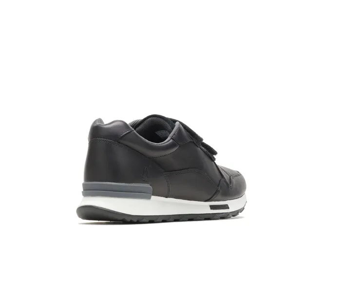 Sneakers Jenna 2Strap Jogger Black Leather Hush Puppies Women