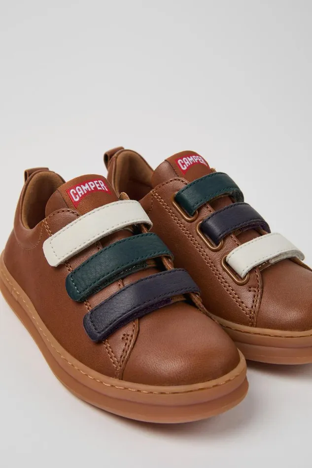Sneakers Kids Camper Twins Multicolor Leather Sneakers