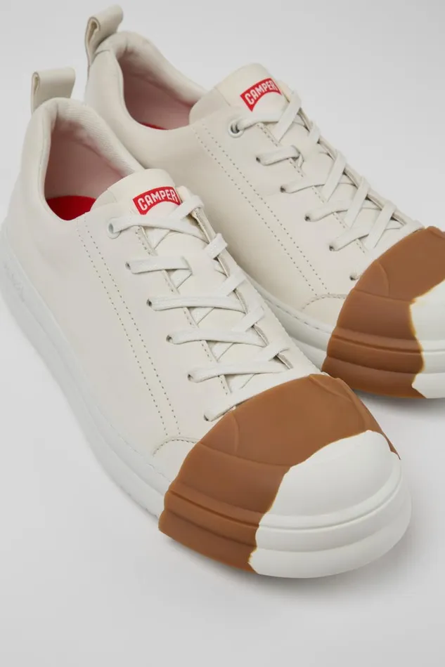 Sneakers Men Camper Junction Runner White Leather Sneakers