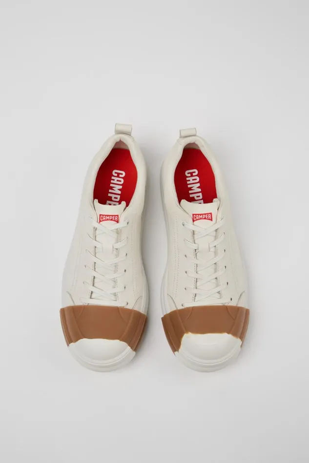 Sneakers Men Camper Junction Runner White Leather Sneakers Sneakers Men Camper Junction Runner White Leather Sneakers