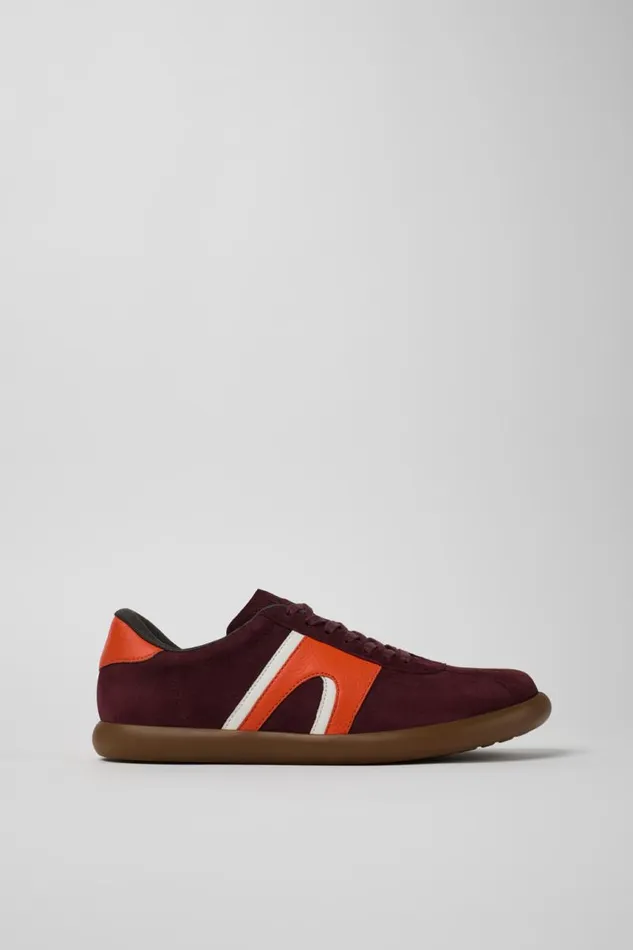 Sneakers Men Camper Pelotas Soller Burgundy NubuckLeather Sneaker Sneakers Men Camper Pelotas Soller Burgundy NubuckLeather Sneaker
