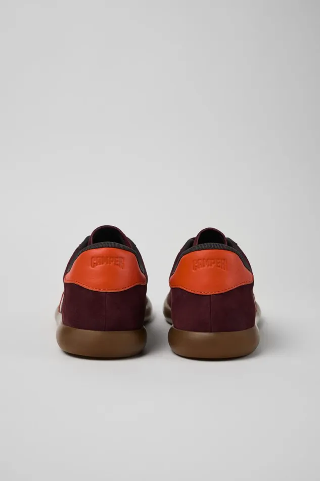 Sneakers Men Camper Pelotas Soller Burgundy NubuckLeather Sneaker Sneakers Men Camper Pelotas Soller Burgundy NubuckLeather Sneaker