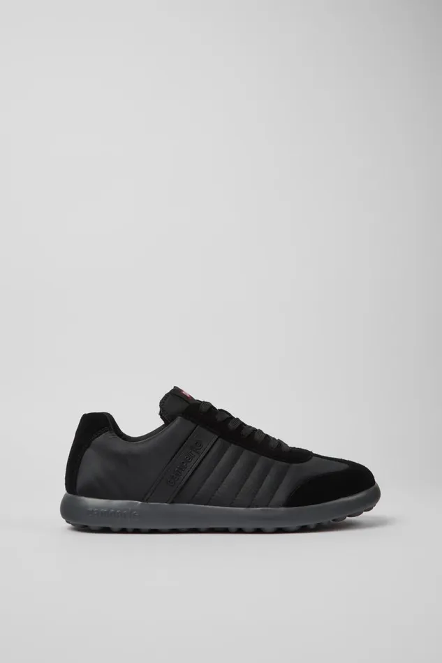 Sneakers Men Camper Pelotas XLite Black Recycled PET And Nubuck Sneakers Sneakers Men Camper Pelotas XLite Black Recycled PET And Nubuck Sneakers