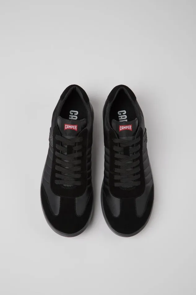 Sneakers Men Camper Pelotas XLite Black Recycled PET And Nubuck Sneakers Sneakers Men Camper Pelotas XLite Black Recycled PET And Nubuck Sneakers