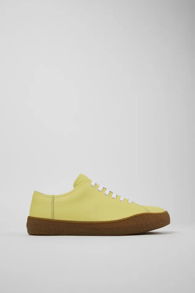 Sneakers Men Camper Peu Terreno Yellow Leather Sneaker Sneakers Men Camper Peu Terreno Yellow Leather Sneaker