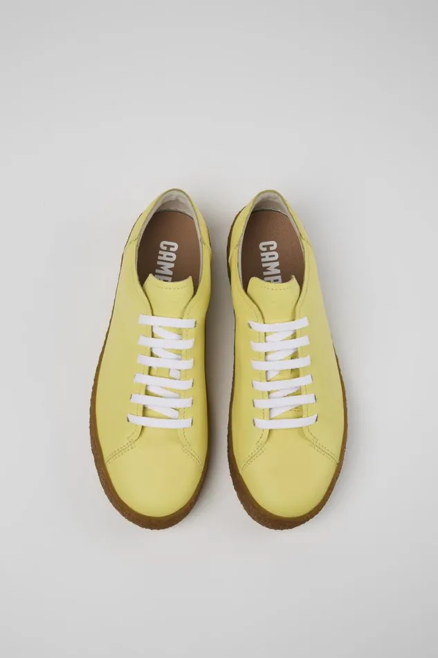 Sneakers Men Camper Peu Terreno Yellow Leather Sneaker Sneakers Men Camper Peu Terreno Yellow Leather Sneaker