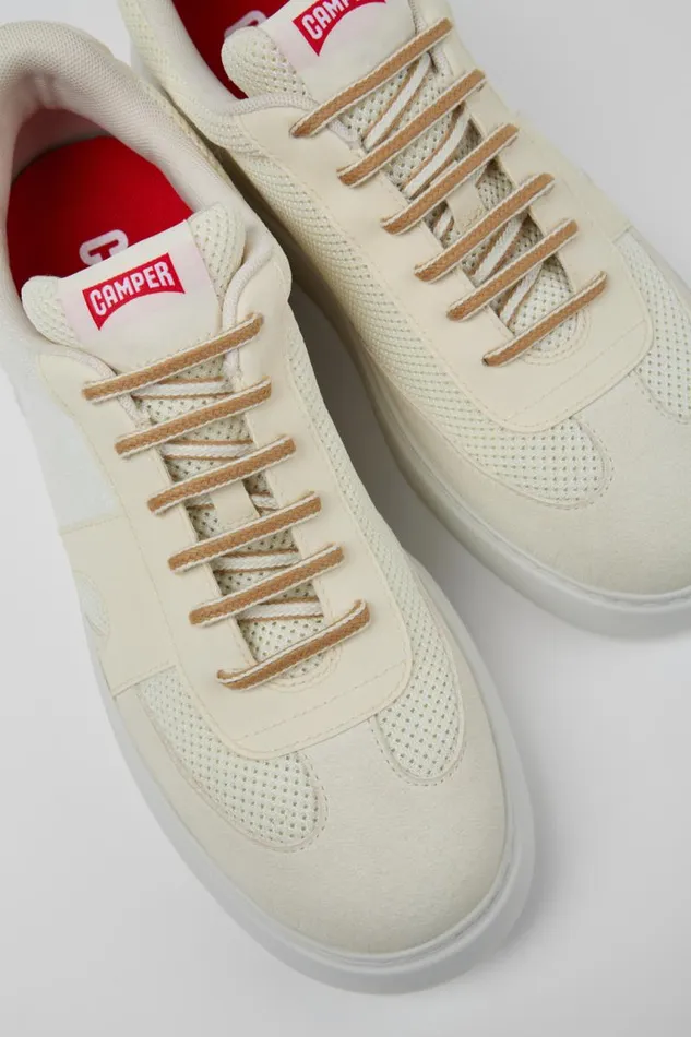 Sneakers Men Camper Runner K21 Sorona White Textile Sneakers