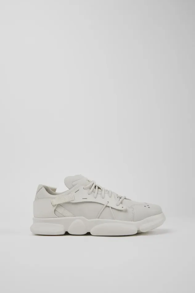 Sneakers Women Camper Karst White Nondyed Leather Sneakers Sneakers Women Camper Karst White Nondyed Leather Sneakers