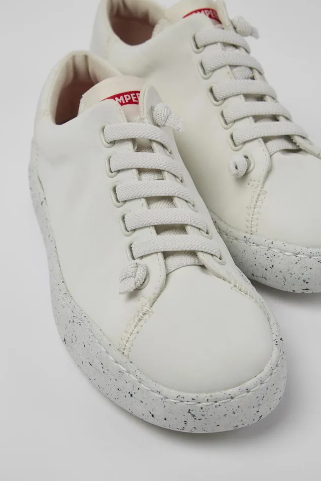 Sneakers Women Camper Peu Touring White Textile Sneaker