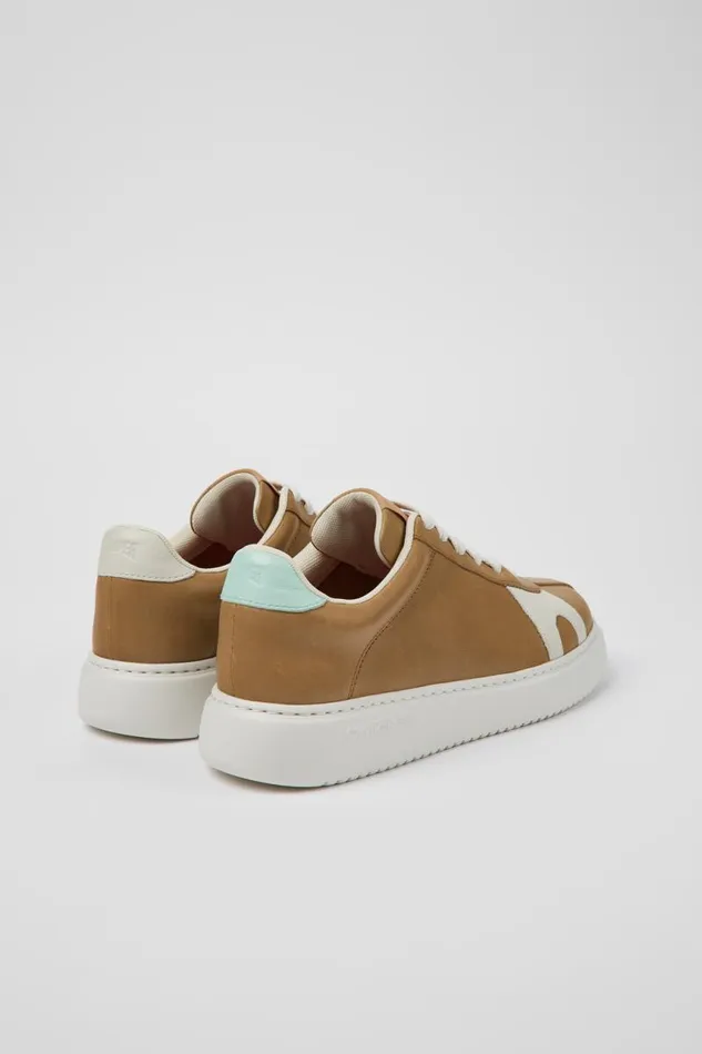 Sneakers Women Camper Twins Brown Leather Sneaker Sneakers Women Camper Twins Brown Leather Sneaker