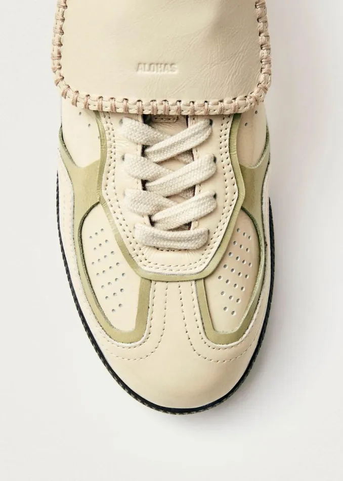 Sneakers WomenMen ALOHAS Tb490 Club Onix Cream Leather Sneakers
