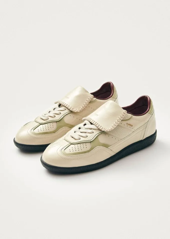 Sneakers WomenMen ALOHAS Tb490 Club Onix Cream Leather Sneakers