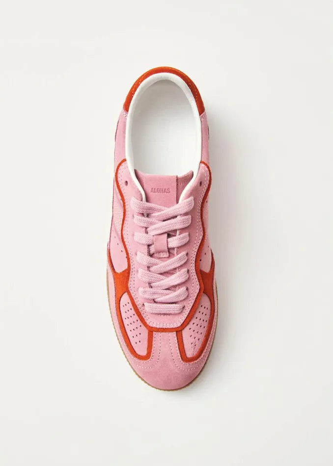 Sneakers WomenMen ALOHAS Tb490 Rife Sea Pink Leather Sneakers
