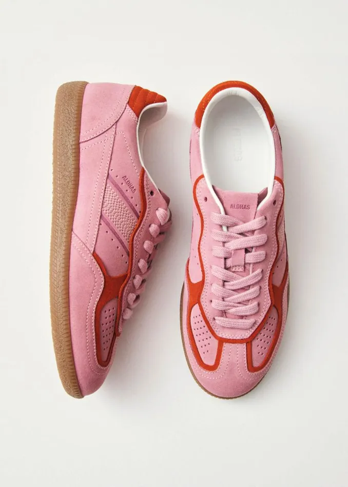 Sneakers WomenMen ALOHAS Tb490 Rife Sea Pink Leather Sneakers