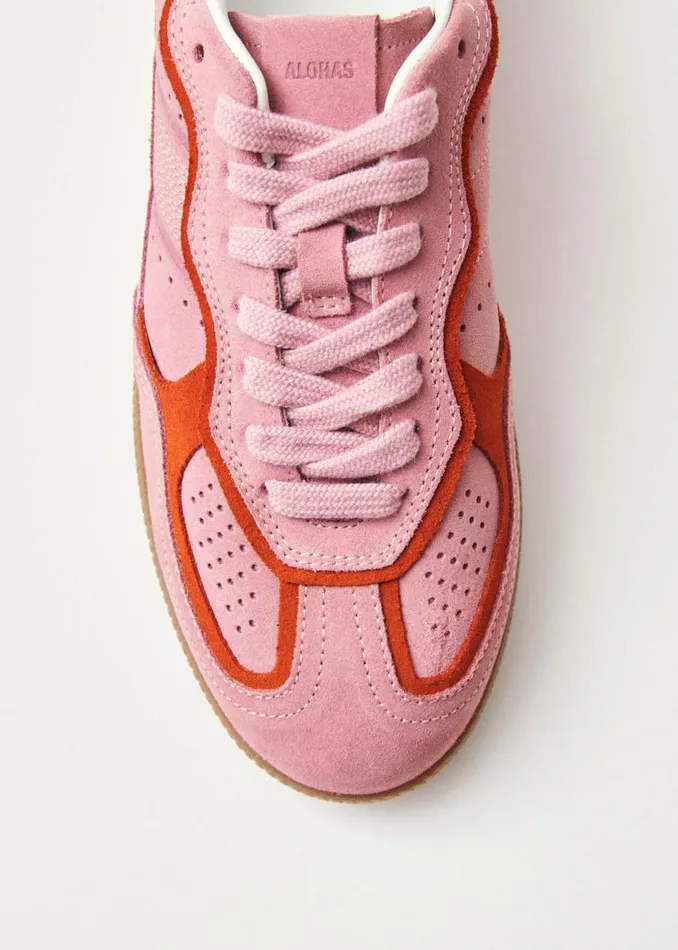 Sneakers WomenMen ALOHAS Tb490 Rife Sea Pink Leather Sneakers