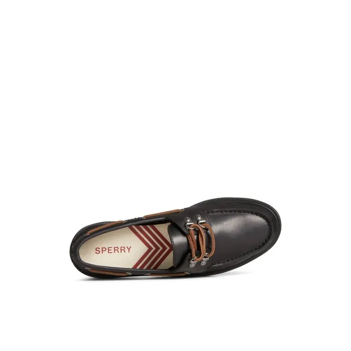 Sperry Authentic Original 2Eye Boat Shoe Black Men Boat Shoes