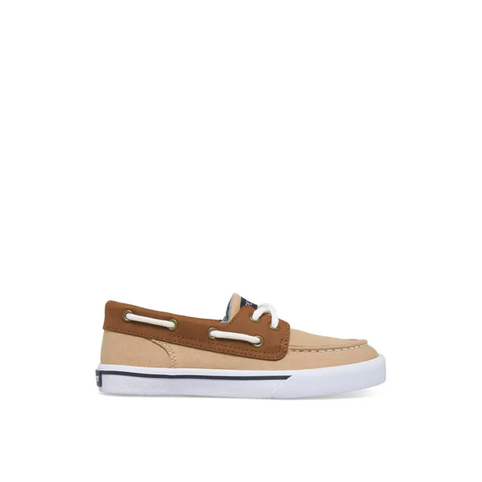 Sperry Bahama Sneaker Khaki Kids Boat Shoes