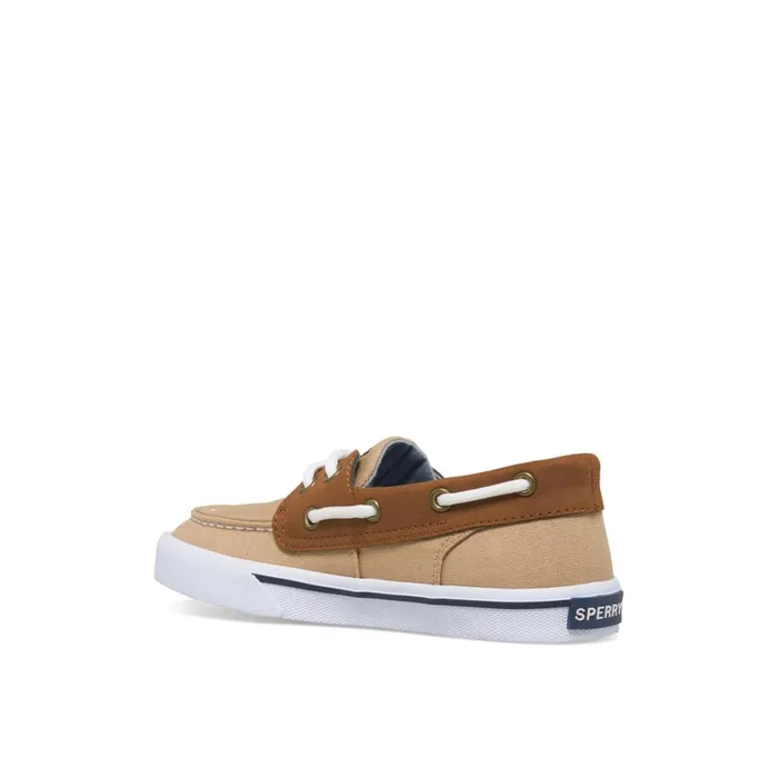 Sperry Bahama Sneaker Khaki Kids Boat Shoes