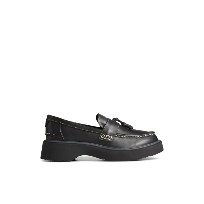 Sperry Bayside Loafer Black Women Oxfords and Loafers