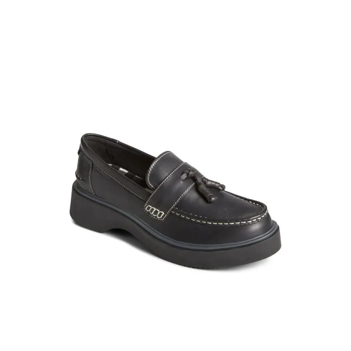 Sperry Bayside Loafer Black Women Oxfords and Loafers