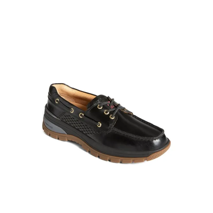 Sperry Gold Cup Billfish PLUSHWAVE Boat Shoe Black Men Boat Shoes