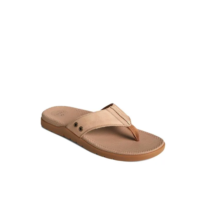 Sperry Santa Cruz II Thong Sandal Medium Beige Men Sandals