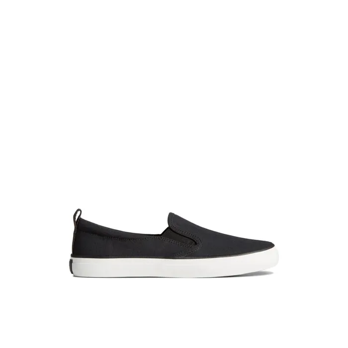 Sperry SeaCycled Crest Twin Gore Canvas Sneaker Black Women Sneakers