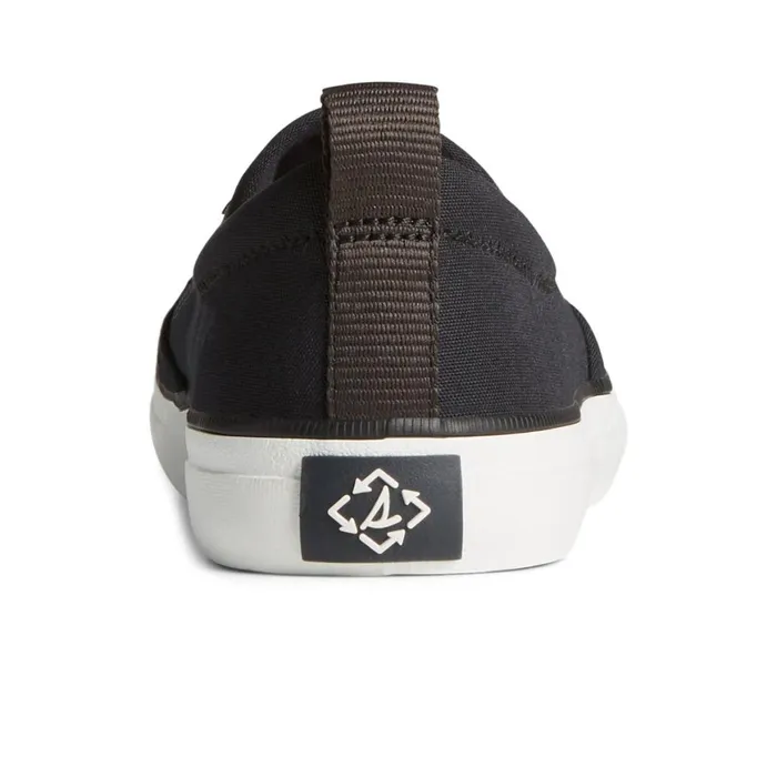 Sperry SeaCycled Crest Twin Gore Canvas Sneaker Black Women Sneakers