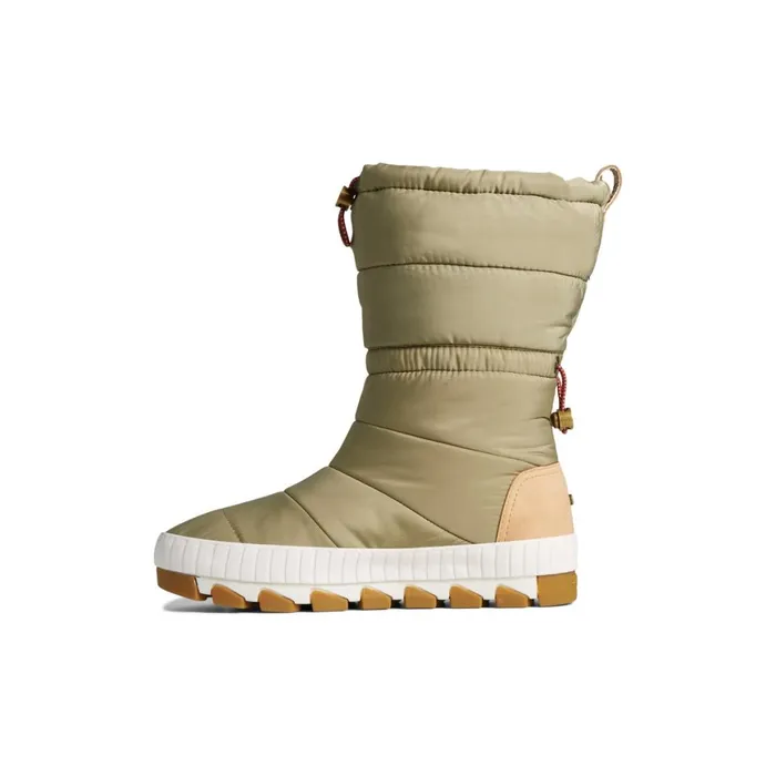 Sperry Seacycled Torrent Fold Down Boot Medium Green Women Boots