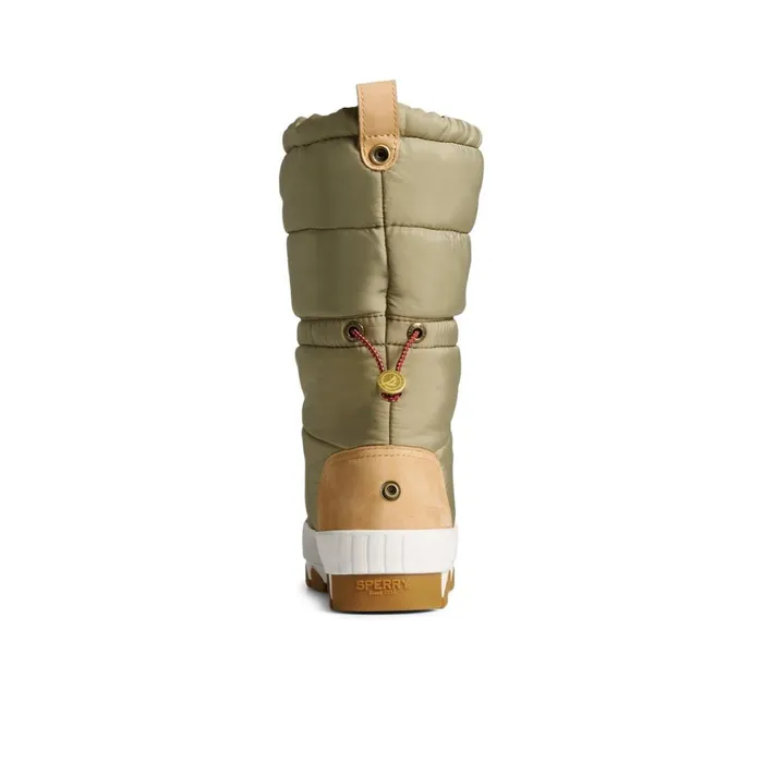 Sperry Seacycled Torrent Fold Down Boot Medium Green Women Boots