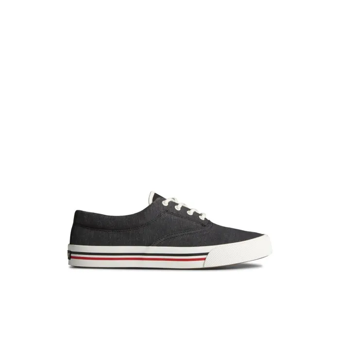 Sperry Striper II Linen CVO Sneaker Black Men Sneakers