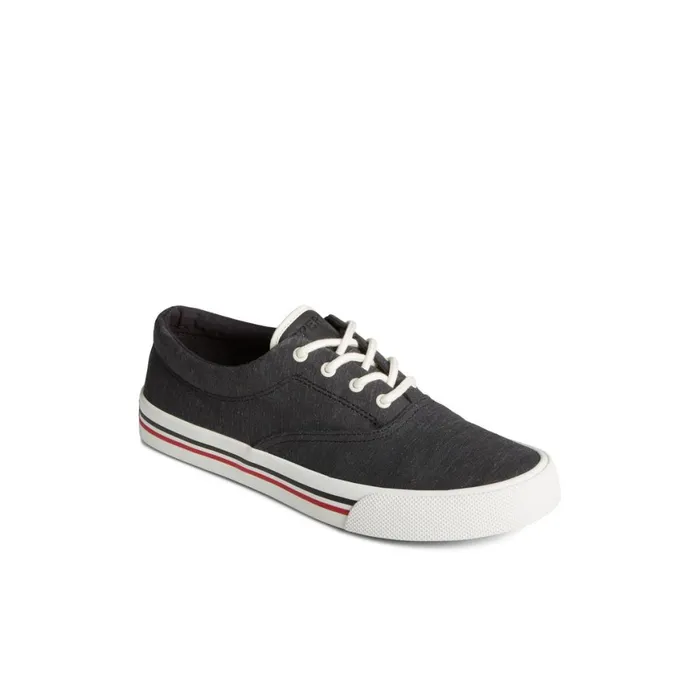 Sperry Striper II Linen CVO Sneaker Black Men Sneakers