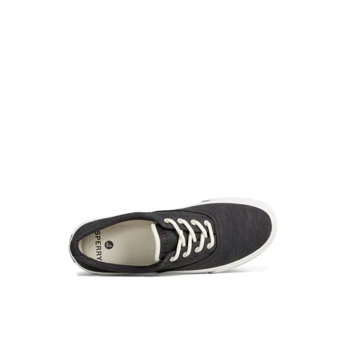 Sperry Striper II Linen CVO Sneaker Black Men Sneakers