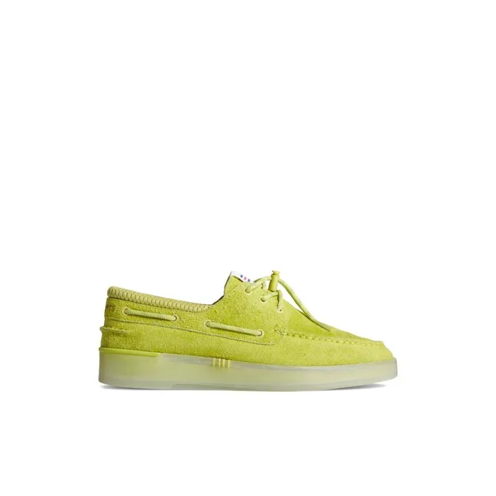 Sperry X Concepts Authentic Original 3Eye Cup Boat Shoe Green Women Boat Shoes