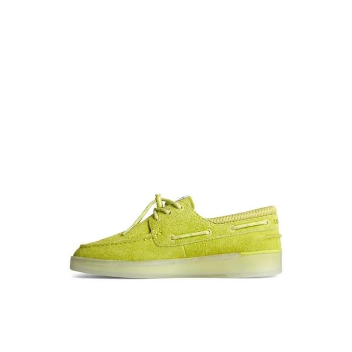 Sperry X Concepts Authentic Original 3Eye Cup Boat Shoe Green Women Boat Shoes