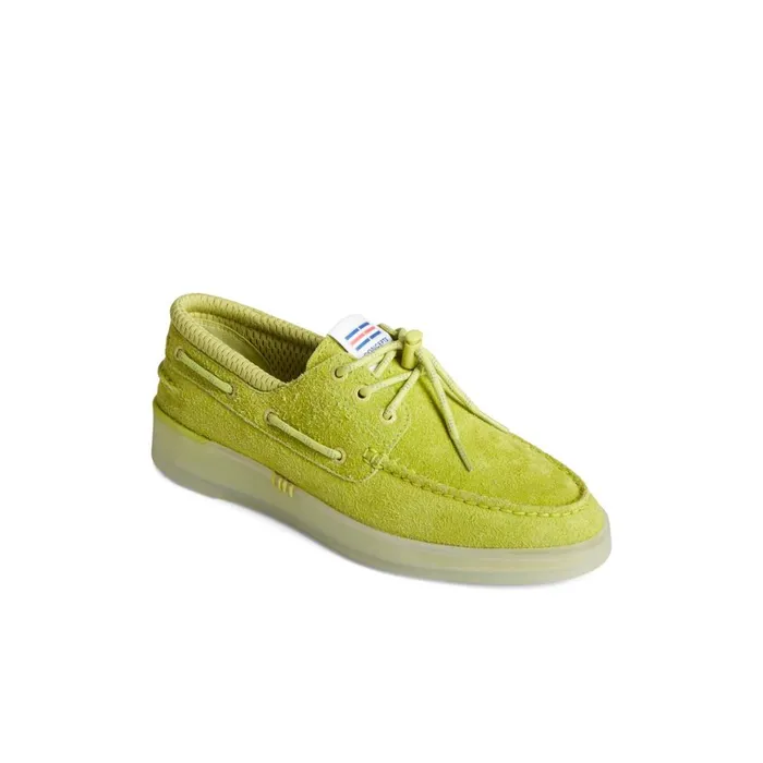 Sperry X Concepts Authentic Original 3Eye Cup Boat Shoe Green Women Boat Shoes