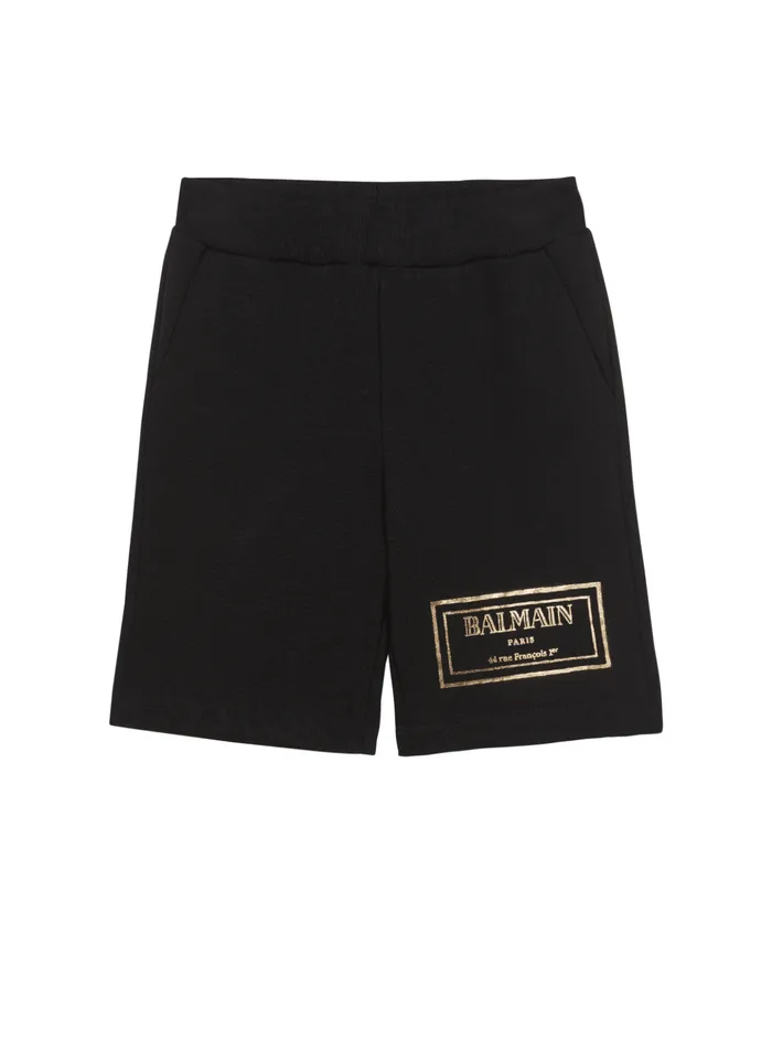 Sport Shorts Black Kids Balmain