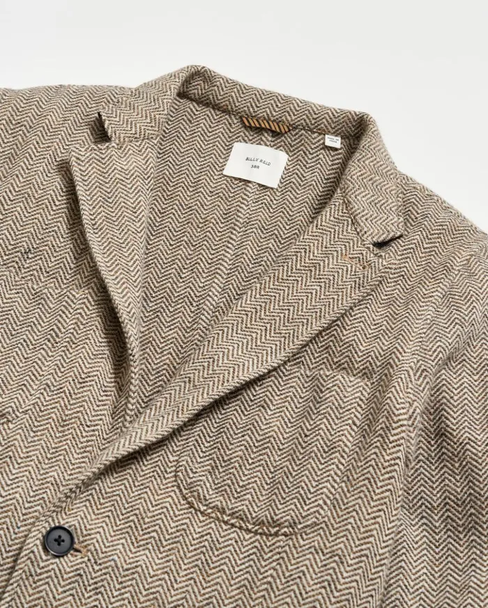 Suiting Men Billy Reid Herringbone Leo Jacket Brown
