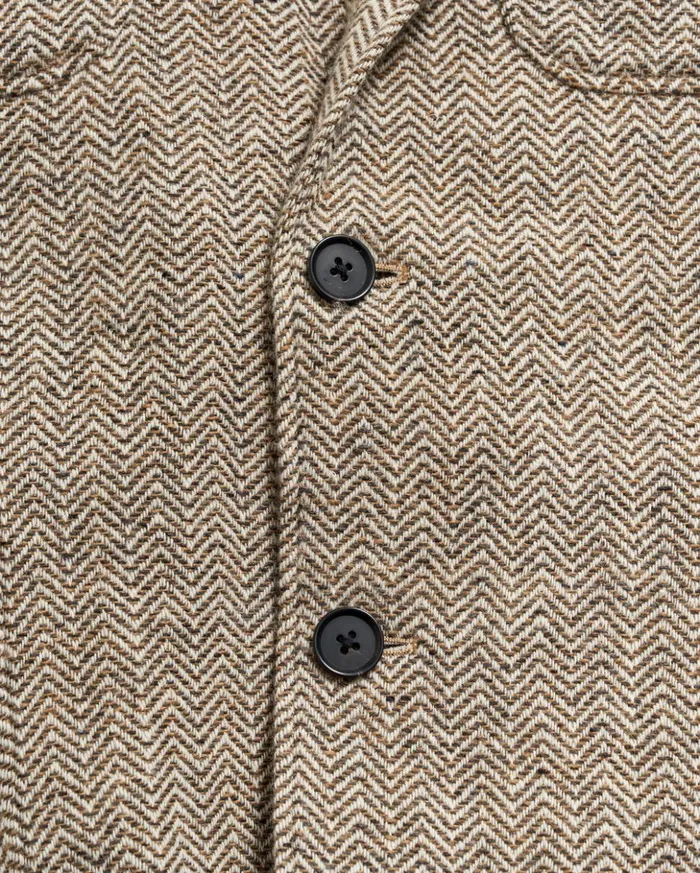Suiting Men Billy Reid Herringbone Leo Jacket Brown