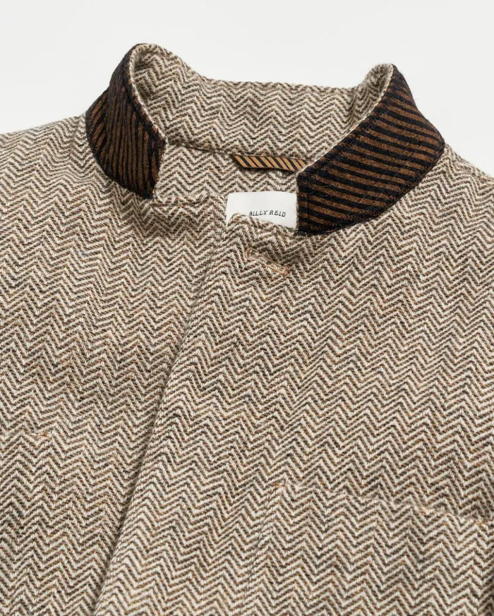 Suiting Men Billy Reid Herringbone Leo Jacket Brown