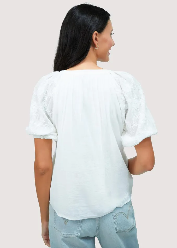 Sundrenched Flora Top Offwhite Women Lost Wander Tops